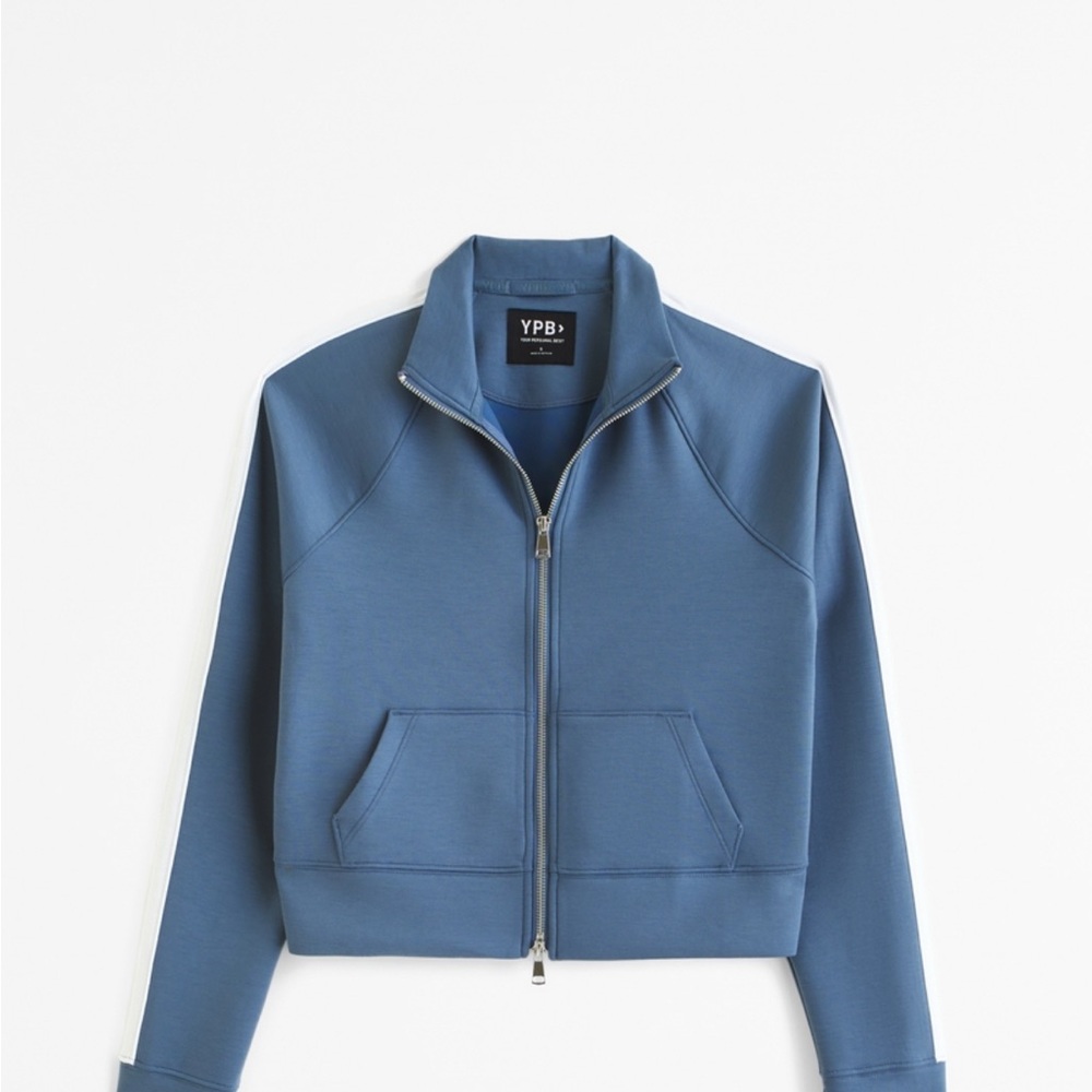 Active by Abercrombie YPB Blue Zip-Up Jacket Women’s Size Large NWT